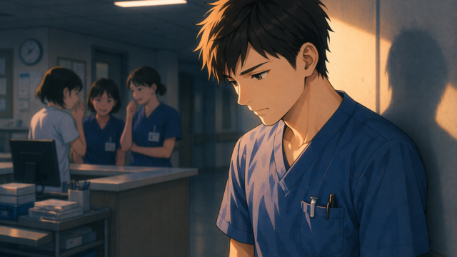 人間関係に悩む看護師のイメージ